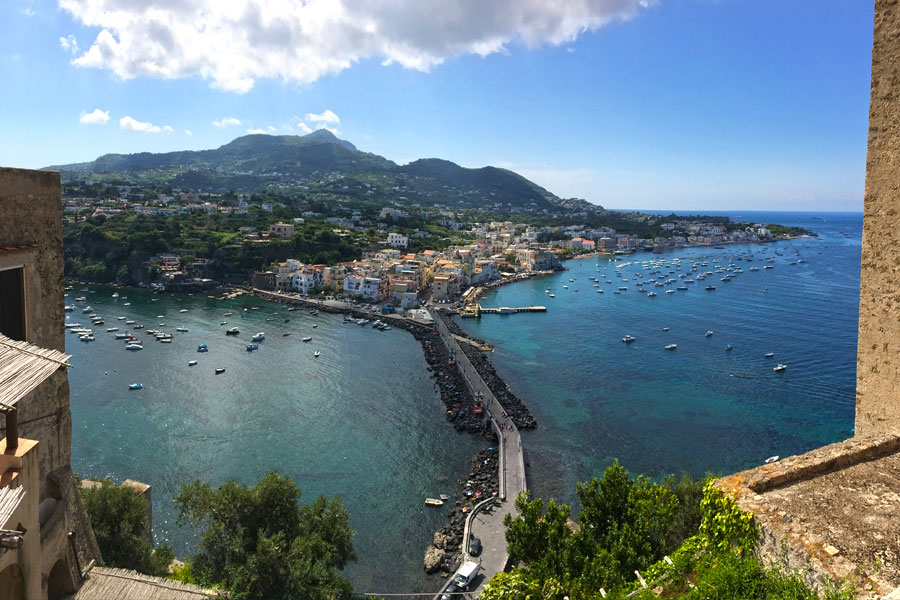 Vista di Ischia dal Castello Aragonese